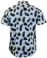 Koszula Męska Lee SS Button Down Illusion Blue L886FD85